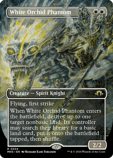 White Orchid Phantom (Borderless) [Modern Horizons 3]