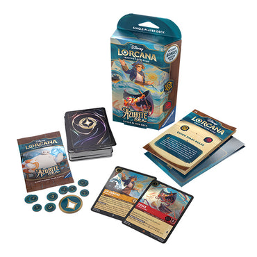 Disney Lorcana: Azurite Sea Starter Deck Set of 2