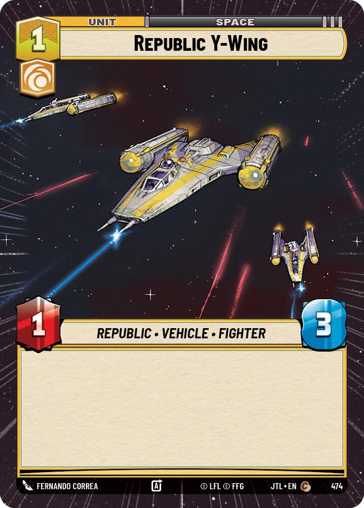 Republic Y-Wing (474) (Hyperspace) (474) [Jump to Lightspeed]