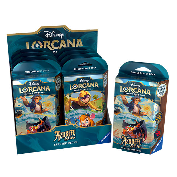 Disney Lorcana: Azurite Sea Starter Deck Set of 2