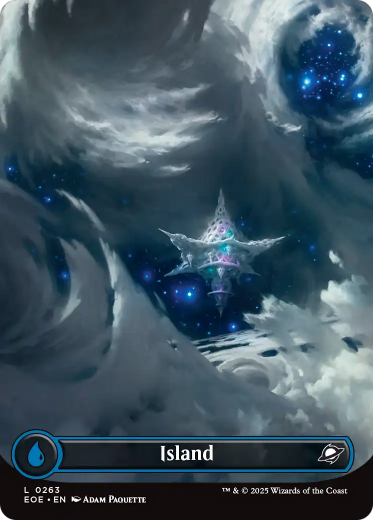 Island (0263) (Borderless) [Edge of Eternities]