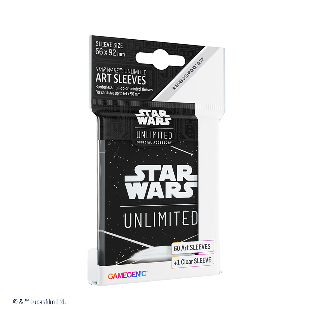 Star Wars Unlimited Art Sleeves Card Back White